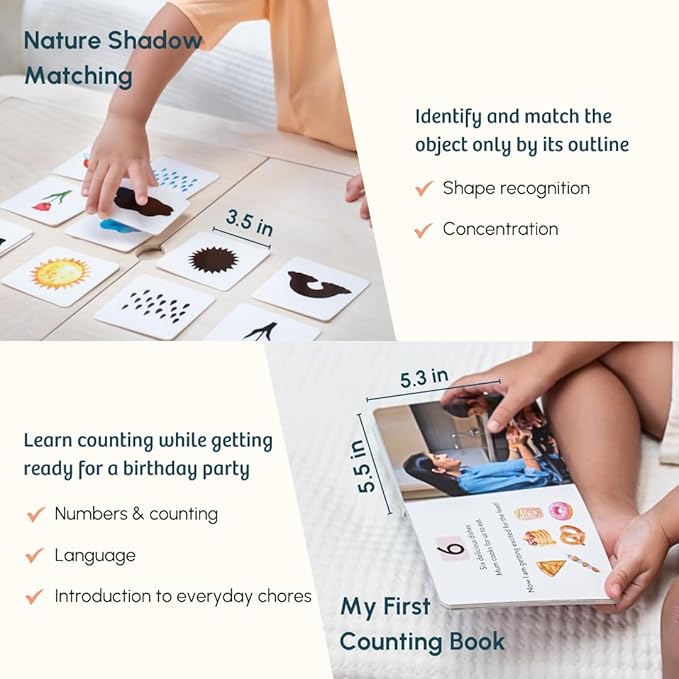 Curious Cub Montessori Learning Wooden Toys | Box 11 | Hand-eye Coordination, Brain Development