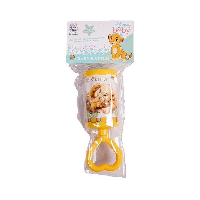 Ratna's Disney Lion King Baby Rattle With Sweet and Melodious Sound for Infants Safe & Non Toxic