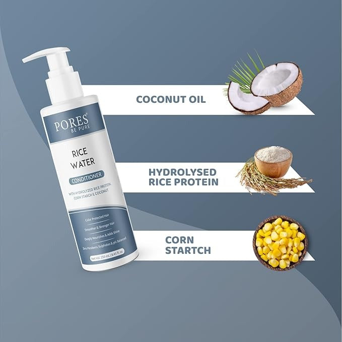 Pores Be Pure Rice Water Hair Conditioner - 250 ml