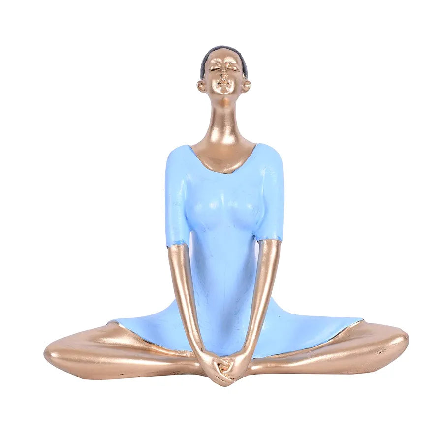 Jaipur Ace Yoga Lady Statue Sculptures Creative Abstract Design Art Figurine