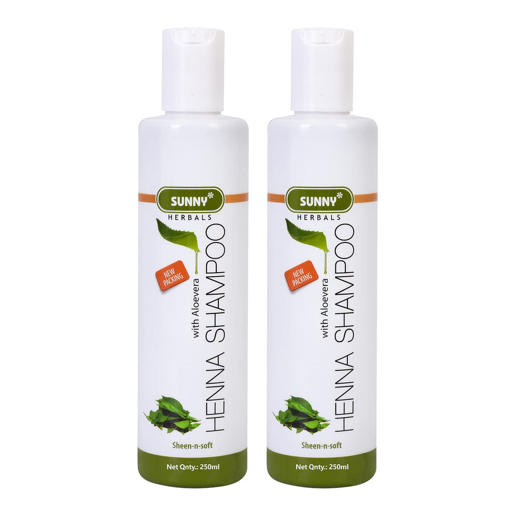Sunny Henna Shampoo With Aloevera - 250 ml (Pack of 2)