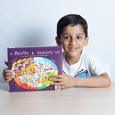 Toykraftt Toddler Puzzles For Boys And Girls Educational Games Four Seasons Puzzle