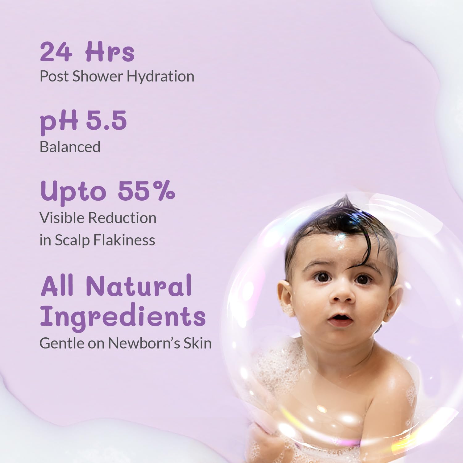AreoVeda Mom & Baby Wash Combo With Pentavitin, Aloe Vera & Hyaluronic Acid | 24 Hrs Hydration I Soothes Skin, Reduces Irritation | PH Balanced | Cellularly Proven, Ecocert Certified & EWG Verified