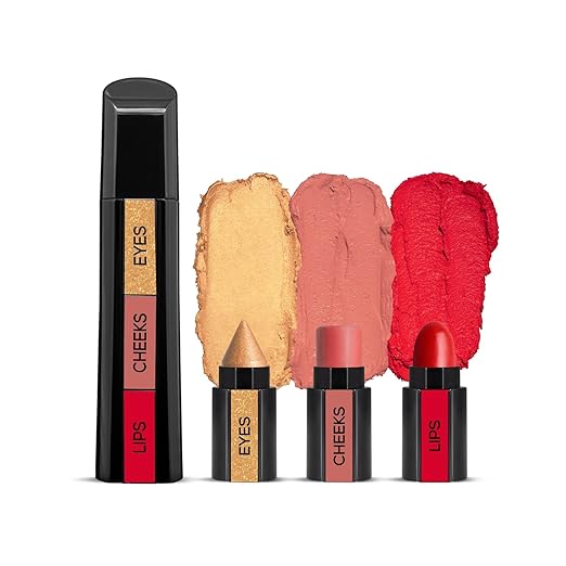 RENEE Fab Face 3 In 1 Makeup Stick Diva - 4.5 gms
