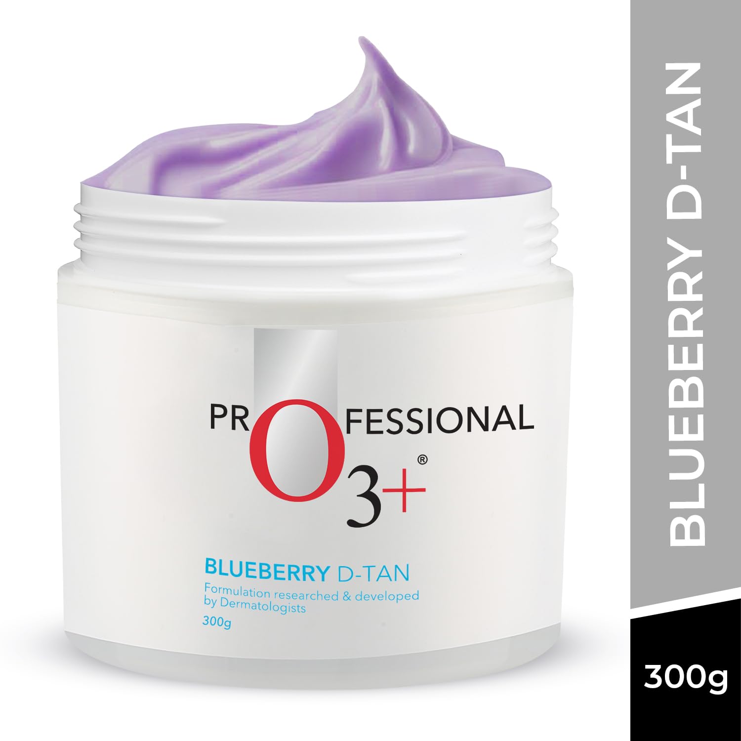 O3+ Blueberry D-Tan® with Natural Extracts for Tan Removal & Sun Damage Protection Ideal for Dry Skin (300 g)