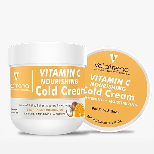 Volamena Vitamin C Nourishing Cold cream with Vitamin C Shea Butter - 200 ml
