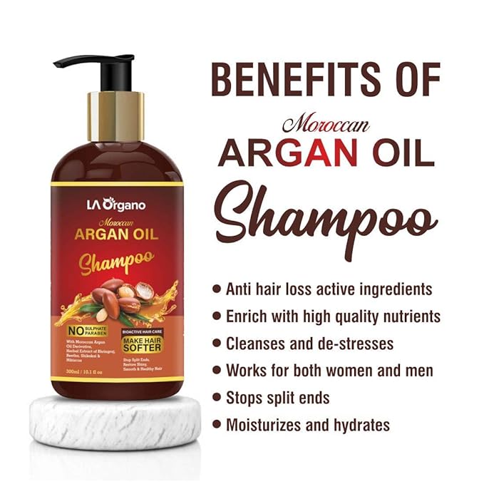 La Organo Moroccan Argan Hair Shampoo - 300 Ml