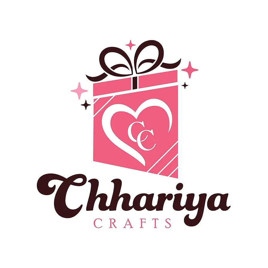 Chhariya Crafts Metal Wall Hanging Ganesha Idol with Elephant Pair Decorative Showpiece