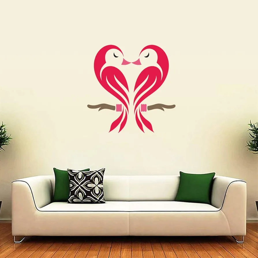 Rangoli White Glossy Vinyl Wall Sticker Premium Self-Adhesive Waterproof Design-23