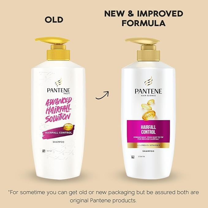 Pantene Hair Science Hairfall Control Shampoo - 715 ml