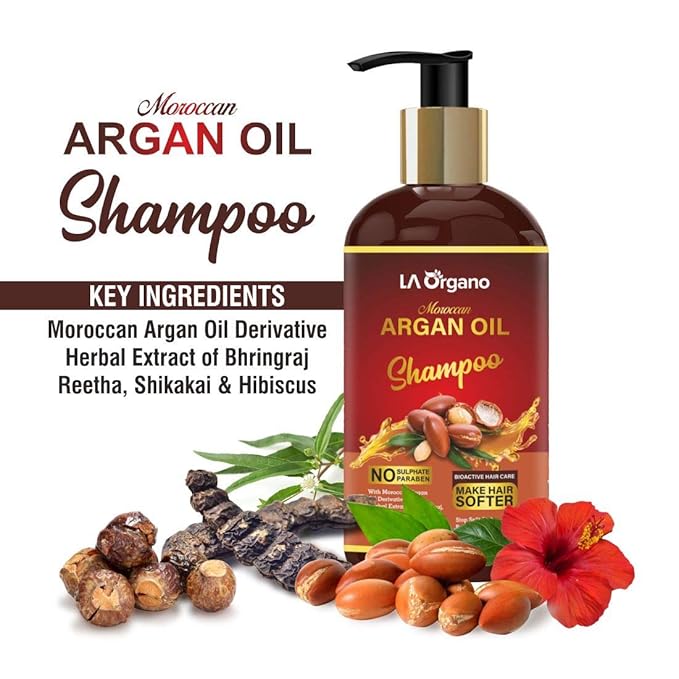 La Organo Moroccan Argan Hair Shampoo - 300 Ml
