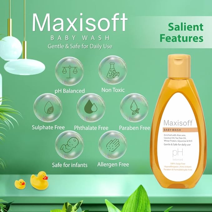 Maxisoft Baby Wash - 100 Ml