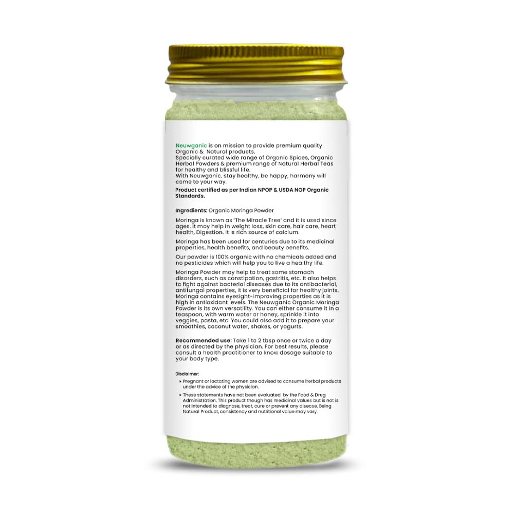 Neuwganic Organic Moringa Powder - 200 Grams