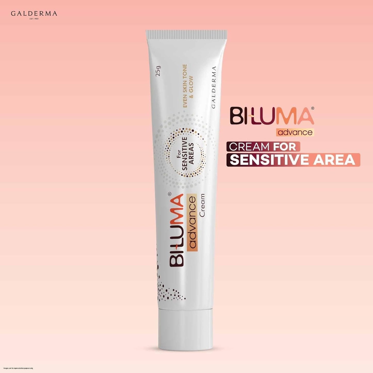 Biluma Advance Sensitive Areas Brightening Cream - 25 gms