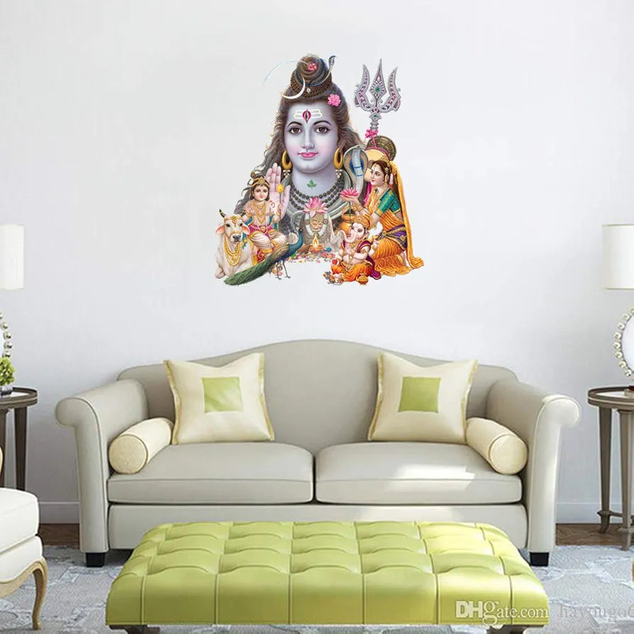 Rangoli White Glossy Vinyl Wall Sticker Premium Self-Adhesive Waterproof Parent-6 Design-12