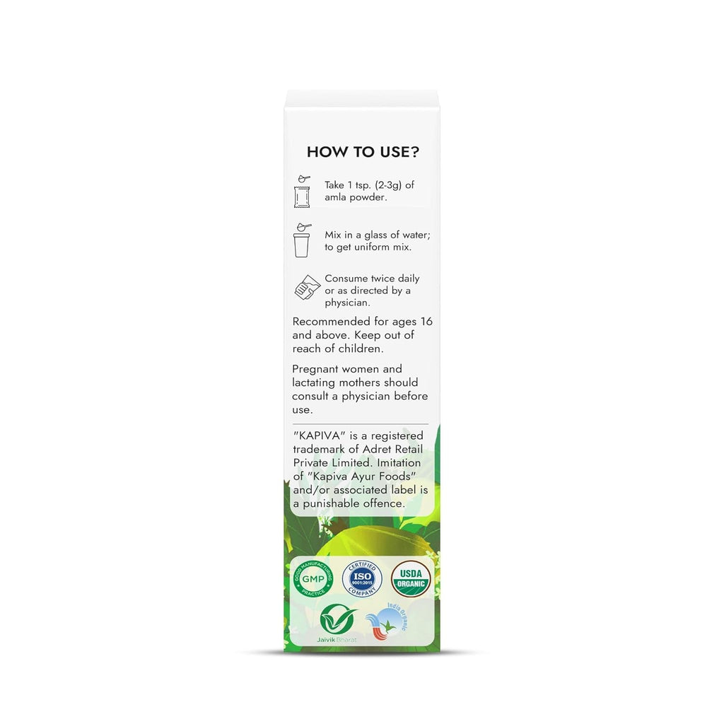 Kapiva Organic Amla Powder | Supports Healthy Hair | Promotes Gut Health | From 100% Natural Amlas