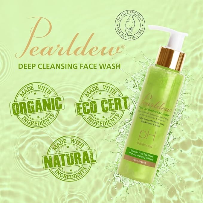 Pearldew Deep Cleansing Face Wash - 100 Ml | Pack of 2
