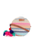 Astrid Handmade Macrame Flap Over Sling Bag For Girls And Women Colour peach