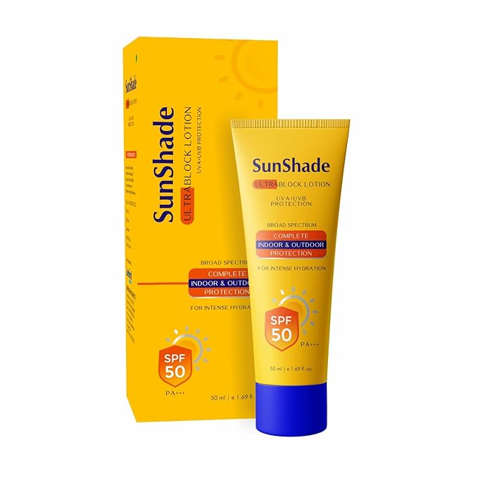 Leeford Sunshade Ultra Block Sunscreen SPF 50 PA+++ Lotion for Face & Body - 50 ml