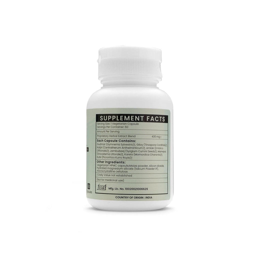 Ayurleaf Herbals - Aquetic Extract Blended Capsules 430 Mg | 60 Veggie Capsules for Men and Women