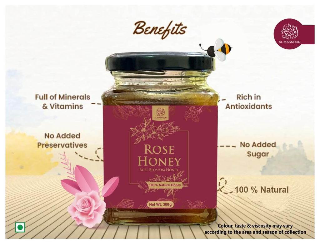 Al Masnoon Rose Honey - 300 Gms