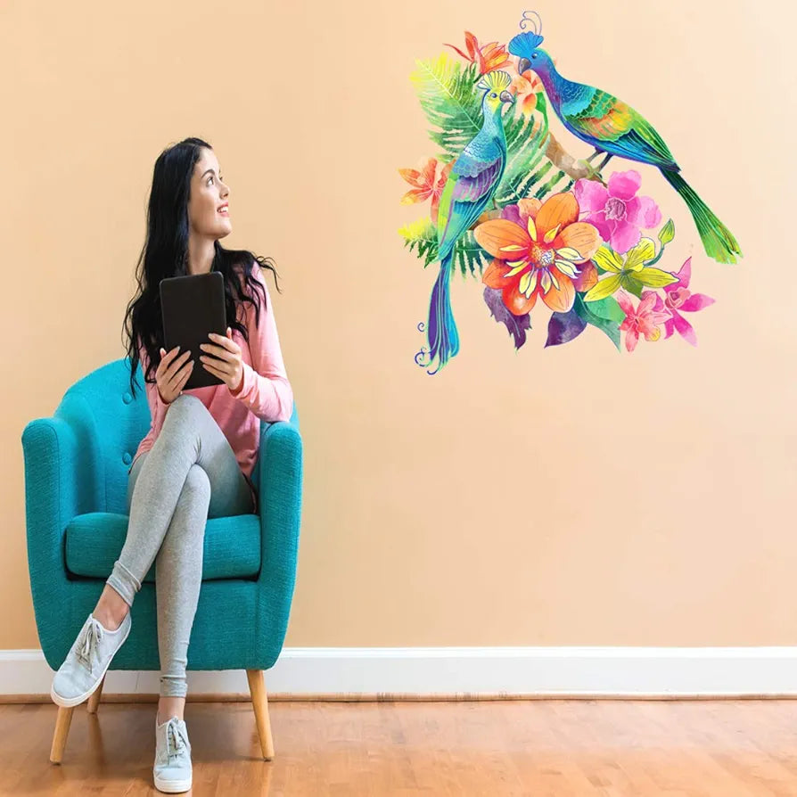 Rangoli Vinyl Wall Sticker Self-Adhesive Wall Decor Design-12