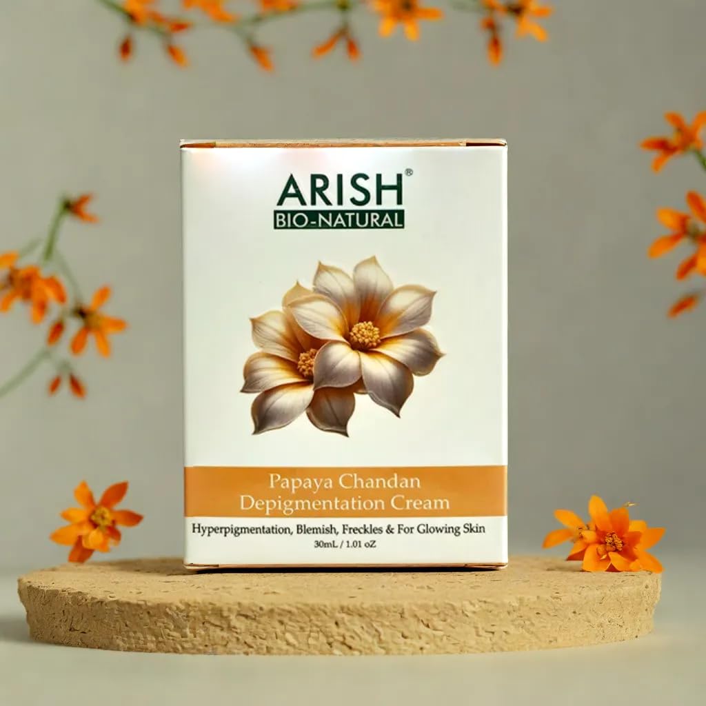Arish Bio-natural Papaya Chandan Depigmentation Cream - 30 Ml