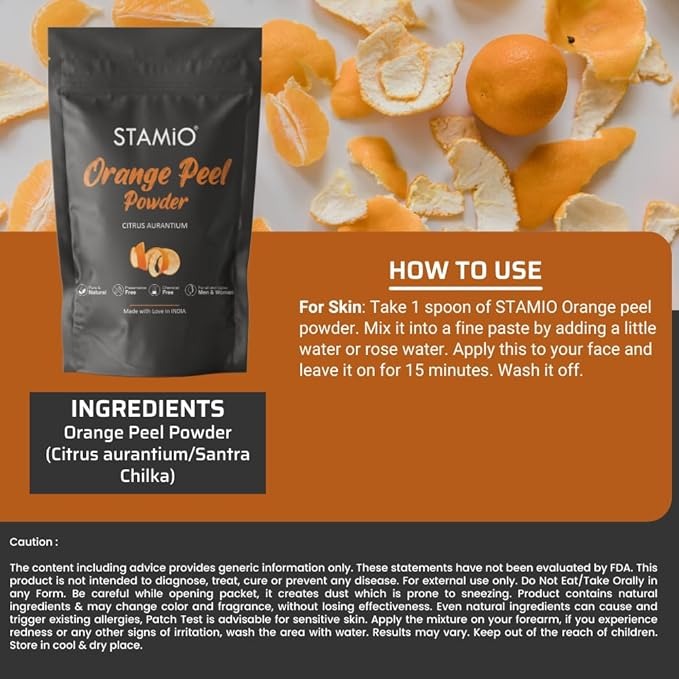 Stamio Orange Peel Powder - 250 gms