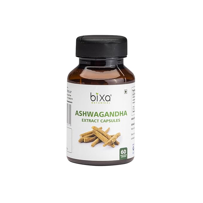 Bixa Botanical Ashwagandha Extract - 60 Veg Capsules (450mg)
