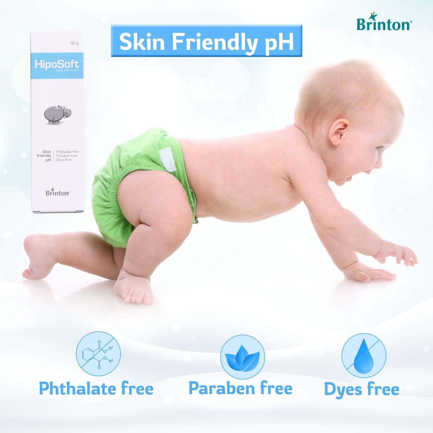 Brinton HipoSoft Diaper Rash Cream - 30 gms