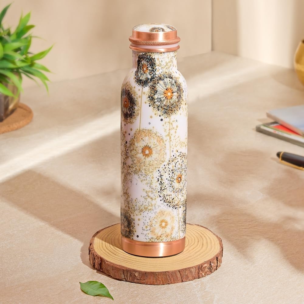 Borosil Thirtha Vesta Pure Copper Bottle 600ml