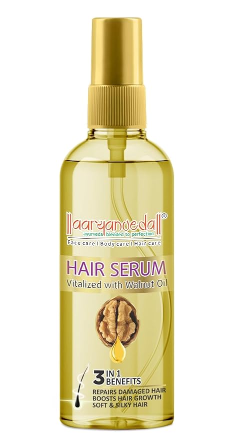 Aaryanveda Hair Serum Vitalized with Walnut Oil - 100 ml