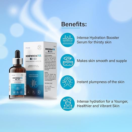 Renewderm Ha Serum With Hyaluronic Acid Intense Hydration Boosting Face-serum - 30 ml