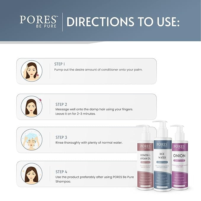 Pores Be Pure Rice Water Hair Conditioner - 250 ml