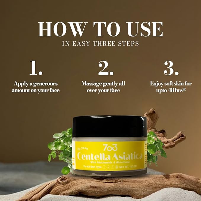 7o3 Hydrating Day Cream - Lightweight Moisturizer for Dry to Very Dry Skin - 100 Gms