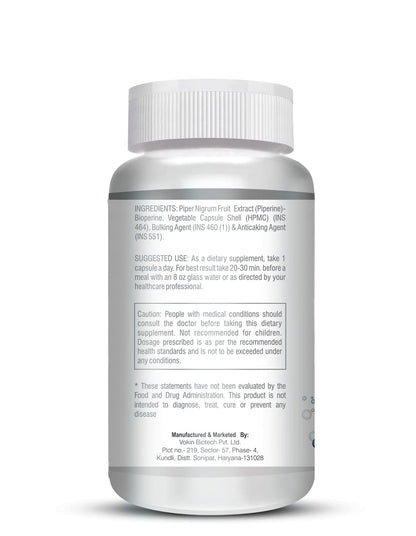 Vokin Biotech Coenzyme Q10 Plus BioPerine – Supports Heart Health-125 mg