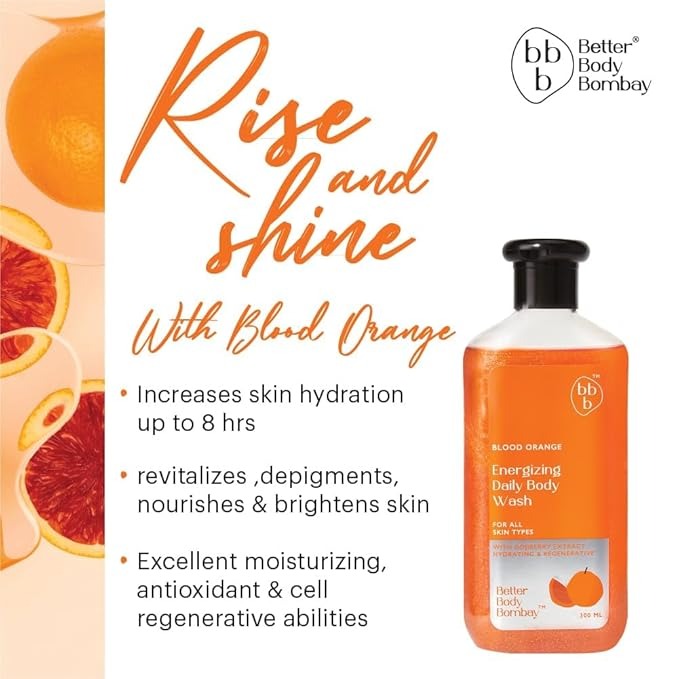 Better Body Bombay Blood Orange Energizing Daily Body Wash - 300 ml
