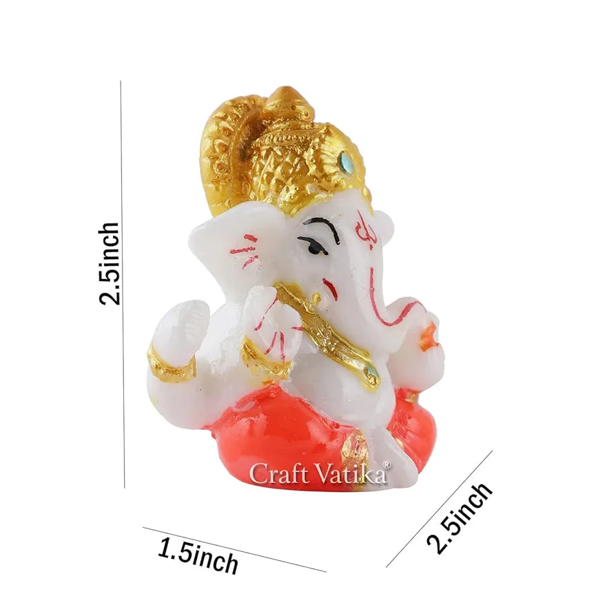 Ganesha Idol Ganesh Murti Showpiece - Car Dashboard Accessories Idols