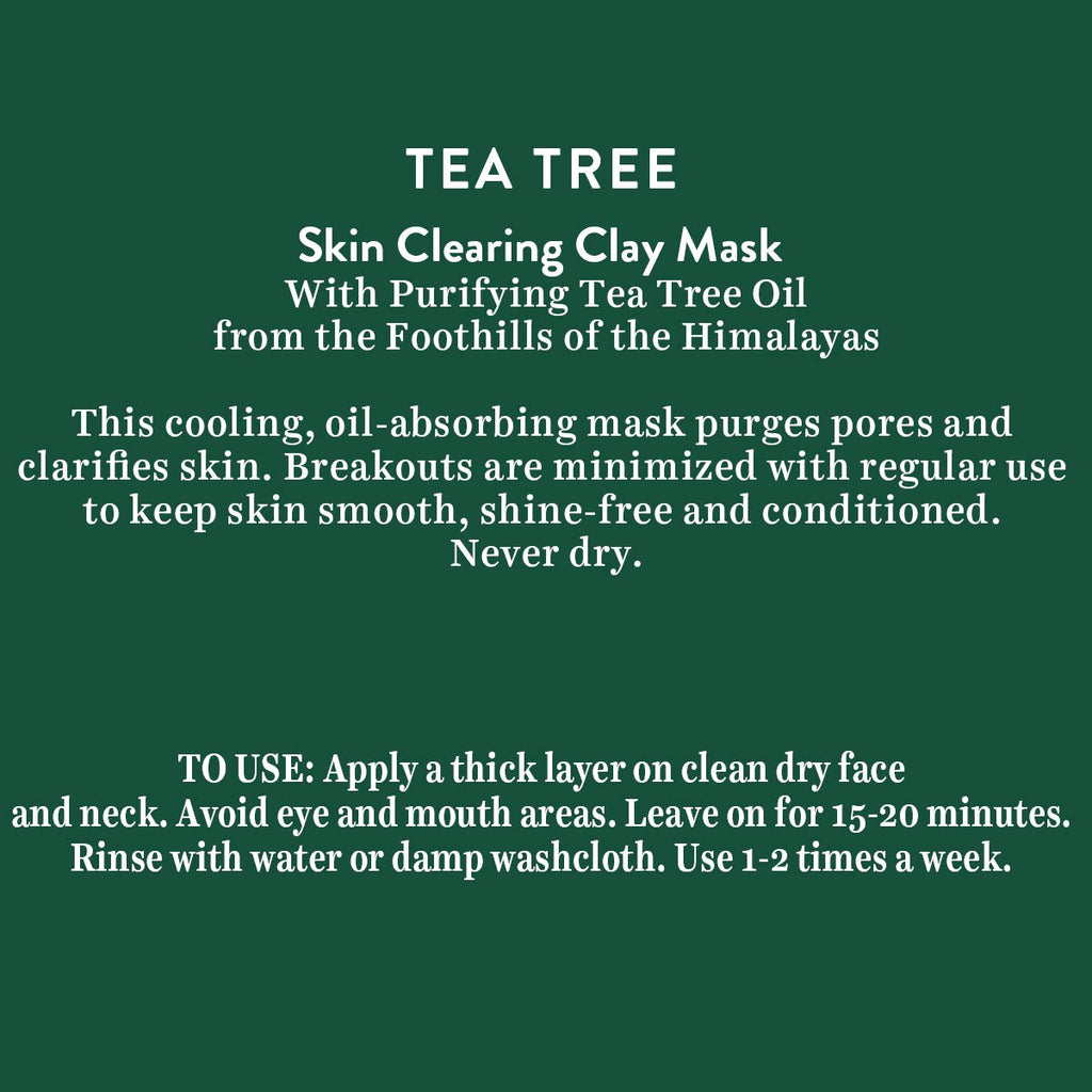 Biotique Tea Tree Skin Clearing Clay Mask for Normal to Oily Skin, 70g