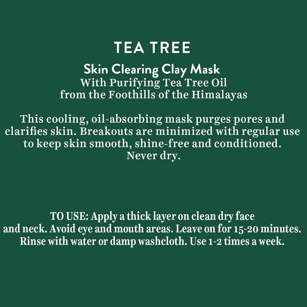 Biotique Advanced Organics Tea Tree Skin Clearing Clay Mask - 70 gms