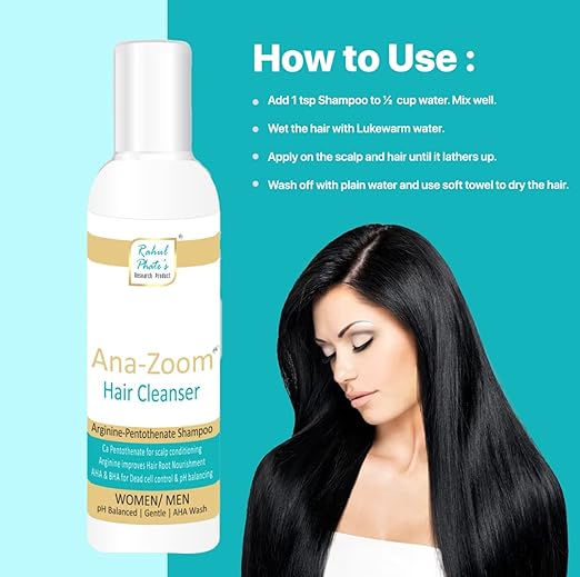 Rahul Phate's Research Product Ana-Zoom Scalp Care Arginine Pentothenate Shampoo - 200 ml