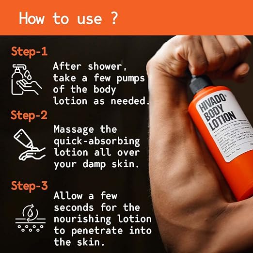Hivado Men’s Body Lotion Deep Hydration - 250 ml
