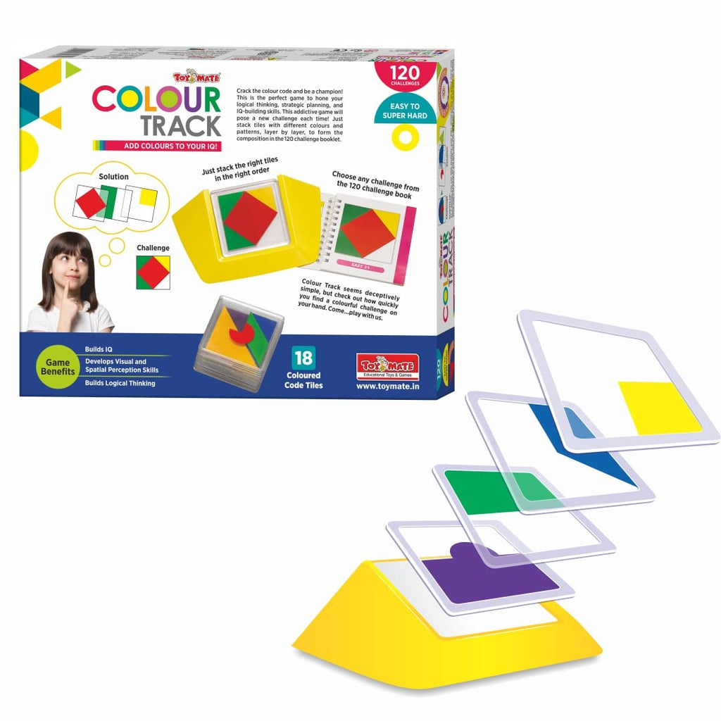 Toymate Colour Track Logic Puzzle Game 120 Challenges