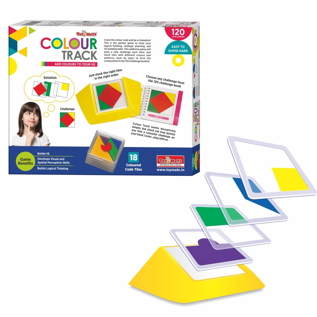Toymate Colour Track Logic Puzzle Game 120 Challenges