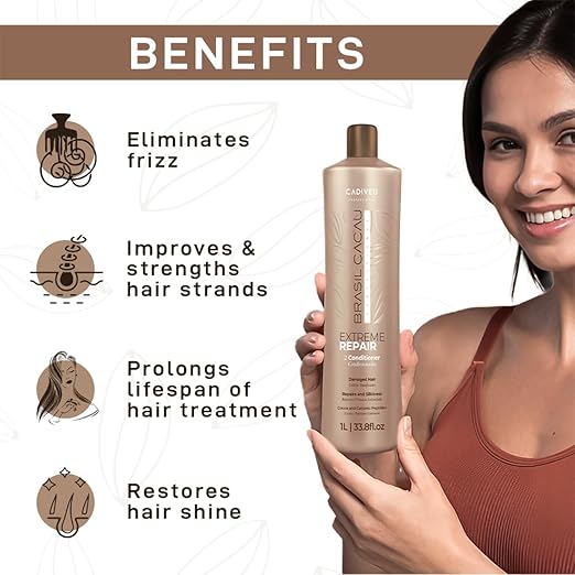 Cadiveu Brasil Cacau Extreme Repair Conditioner - 1000 ml