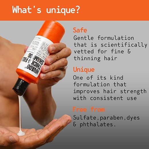 Hivado Thick & Full Shampoo Thinning And Limp Hair Density - 250 ml
