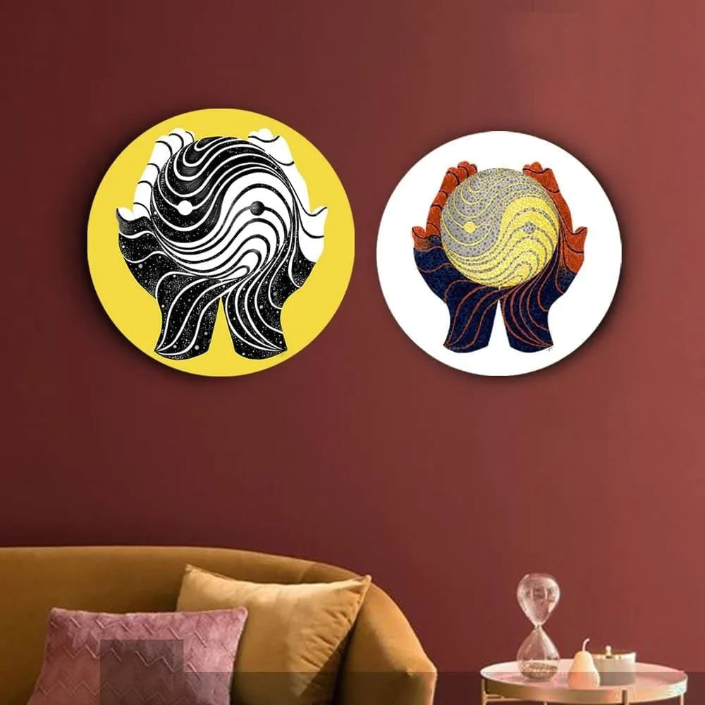 The Artment your Artistic Apartment Yin & Yang Balanced Life Canvas