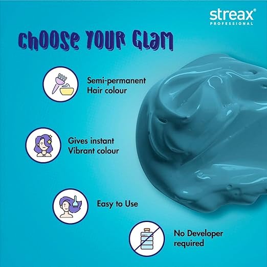 Streax Mystic Blue Highlights - 100 gms