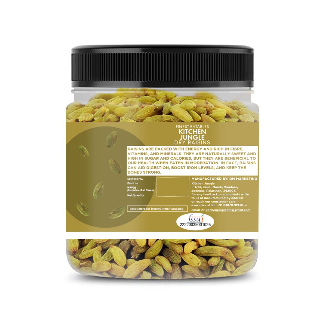 Kitchen Jungle (Raisins Kishmish) 250gm Jar