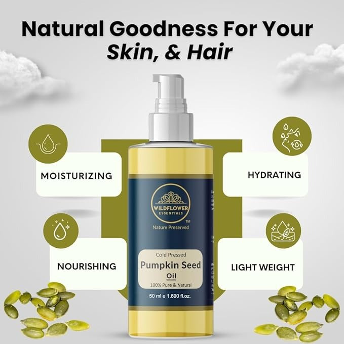 Wildflower Essentials Pumpkin Seed Oil Cold Pressed - 50 ml